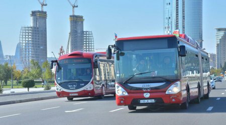 Bakıda 69 marşrut avtobusu gecikmə ilə hərəkət edir