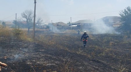 Ağsuda yanğın törətmiş şəxs saxlanıldı - RƏSMİ + FOTO/VİDEO