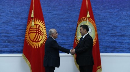 Əli Əsədov Qırğızıstan Prezidenti ilə görüşdü - FOTO 