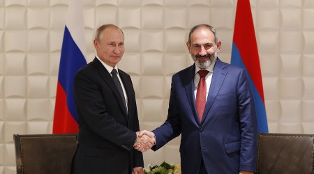 Putin və Paşinyan arasında QARABAĞ MÜZAKİRƏSİ