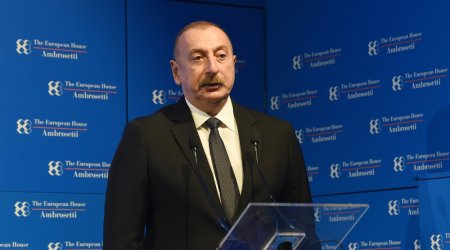 İlham Əliyev İtaliyanın Çernobbio şəhərində keçirilən beynəlxalq forumda iştirak edir - FOTO/VİDEO