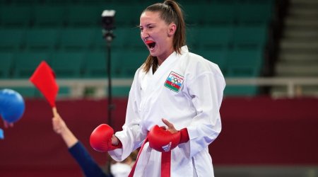 İrina Zaretska Karate1 Premyer Liqa turnirində qızıl medal qazandı