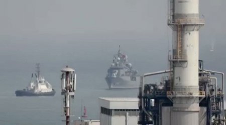 Türkiyənin hərbi gəmisi son 10 ildən sonra ilk dəfə İsraildə lövbər saldı