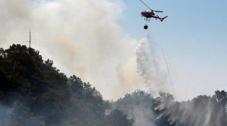 Türkiyədə dəhşətli meşə yanğını - 29 helikopter havaya qaldırıldı - VİDEO