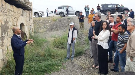 Beynəlxalq səyyahlar Füzulidə - FOTO