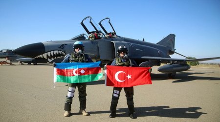Azərbaycan və Türkiyə pilotlarının təlimi başa çatdı - VİDEO