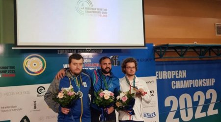 Atıcımız Ruslan Lunyov Avropa çempionu oldu - FOTO