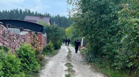 Kiyevdə ata oğlunu öldürdü: Cəsədini parçalara ayırdı - FOTO