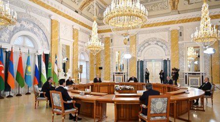 Sankt-Peterburqda MDB Dövlət Başçılarının görüşü keçirilib - FOTO 