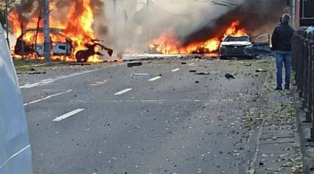 Kiyevdəki partlayışların yeni GÖRÜNTÜLƏRİ