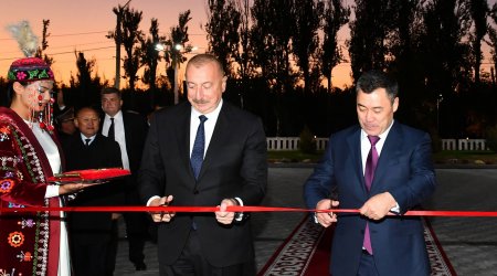 Qırğızıstan-Azərbaycan Dostluq Parkı açılıb - FOTO