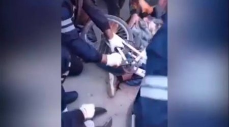 Bakıda velosiped 12 yaşlı oğlanın ayağını kəsdi - VİDEO