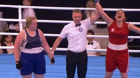 Qadın boksçumuz Avropa çempionatının finalına yüksəldi