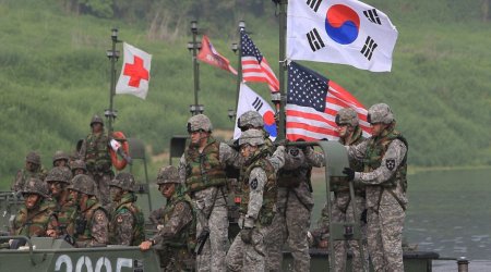 Cənubi Koreya ABŞ-la birgə təlimə başlayır