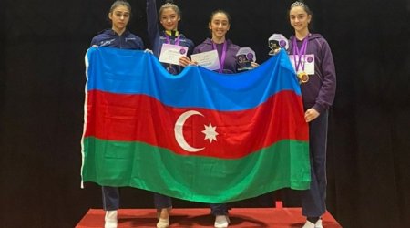 Azərbaycanın bədii gimnastları beynəlxalq turnirdə qızıl medal QAZANDI 