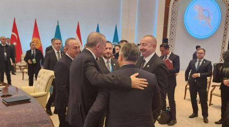 Türk liderlərin Zirvə Görüşündən maraqlı GÖRÜNTÜLƏR