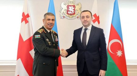 Zakir Həsənov Gürcüstanın Baş naziri ilə görüşdü - FOTO