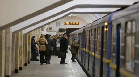 Kiyev metrosu HAL-HAZIRDA – İzdiham və sıxlığın əks olunduğu GÖRÜNTÜLƏR 