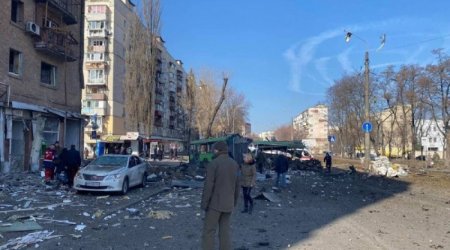 Kiyev vilayətinə atılan raket 3 nəfərin ölümünə səbəb oldu – YENİLƏNİB - VİDEO