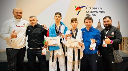 Taekvondoçularımız Avropa birinciliyində daha 2 medal qazandılar - FOTO