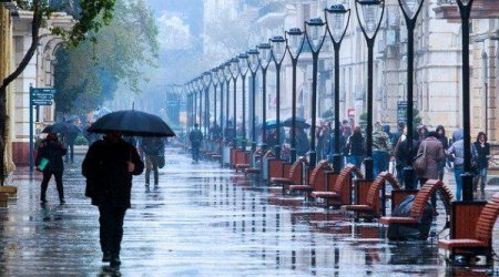 Azərbaycanda yağışlı hava davam edəcək