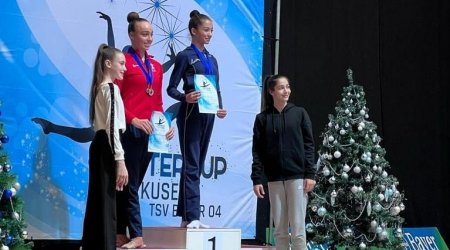Azərbaycan gimnastı Almaniyada qızıl medal qazandı - FOTO
