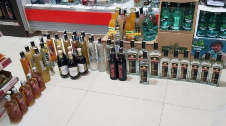 İstehlaka yararsız spirtli içkilərin satışının qarşısı alındı - FOTO