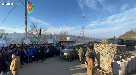 Ermənistandan Xankəndi istiqamətində 3 təminat maşını keçdi – VİDEO