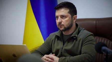 Zelenski: “Ukrayna-Rusiya müharibəsinin məcrasını yalnız Putin dəyişə bilər”