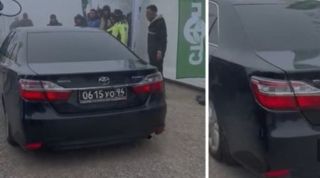 Xankəndi-Laçın yolundan sülhməramlılarının daha bir avtomobili keçdi - VİDEO