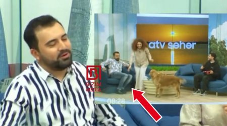 ATV-nin efirində aparıcı qorxaraq studiyanı TƏRK ETDİ - VİDEO 