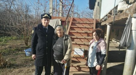 Oğuzda polis əməkdaşlarından humanist addım - FOTO