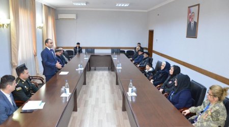 Kürdəmirdə şəhidlərin ordenləri onların ailə üzvlərinə təqdim edildi - FOTO