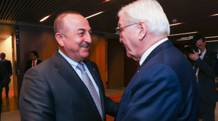 Çavuşoğlu Almaniya prezidenti ilə NATO-nun genişlənməsini müzakirə etdi