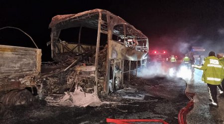 Türkiyədə hərbçilərin olduğu avtobus qəzaya düşüb - 3 ölü, 37 yaralı - FOTO