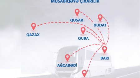 Altı istiqamətdə şəhərlərarası avtobus marşrutları müsabiqəyə çıxarıldı