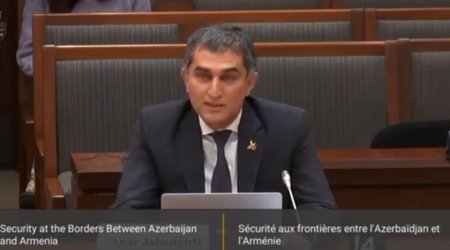 Anar Cahangirli Kanada parlamentində erməni yalanlarını ifşa etdi – VİDEO 