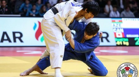 Azərbaycan cüdoçusu Fransada gümüş medal qazandı