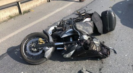 Zaqatalada qəza: Motosikletçi ağır yaralandı