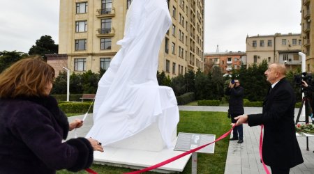 Bakıda görkəmli bəstəkar Tofiq Quliyevin abidəsinin açılışı oldu - FOTO