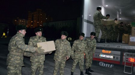 Azərbaycan Müdafiə Nazirliyindən Türkiyəyə növbəti YARDIM - FOTO