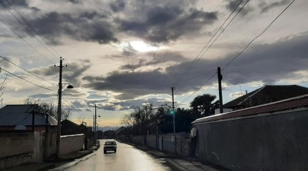 Balakəndə qarlı-çovğunlu hava MÜŞAHİDƏ OLUNUR – FOTO/VİDEO 