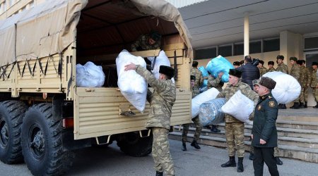 Azərbaycan Türkiyəyə 1541 ton yardım GÖNDƏRİB