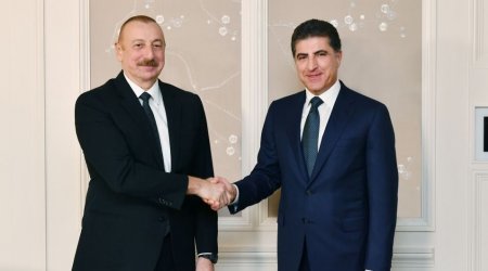 Prezident İlham Əliyev Neçirvan Bərzanini Azərbaycana səfərə dəvət edib