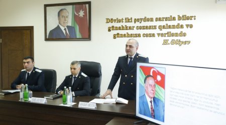 “Heydər Əliyev İli” ilə bağlı prokurorluqda “Açıq qapı günü” - FOTO 