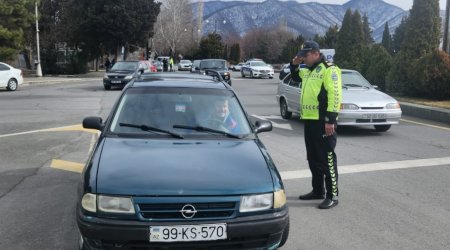 Qaxda qaydaları pozan sürücülər barədə intizam tədbiri GÖRÜLDÜ 