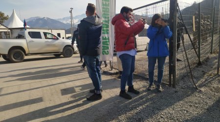 Xarici jurnalistlər Laçın yolundakı EKOAKSİYADA - FOTO
