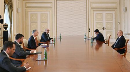 İlham Əliyev ABŞ Dövlət Departamentinin baş müşavirini qəbul etdi - VİDEO