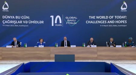 Prezident İlham Əliyev X Qlobal Bakı Forumunda iştirak edib – FOTO/VİDEO