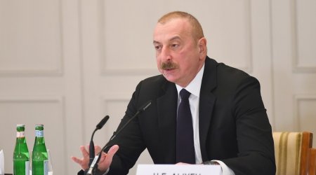 Prezident: “Enerji satışından əldə etdiyimiz vəsaiti nəqliyyat infrastrukturuna yönəltmək üçün çox işləmişik”